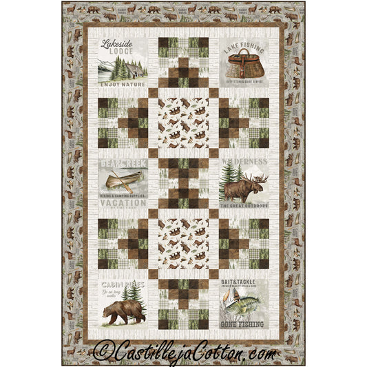 Lakeside Woods Lap Quilt Pattern CJC-54191 - Paper Pattern