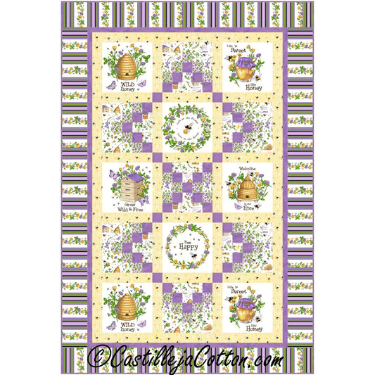 Bee Hives and Honey Quilt CJC-54195e - Downloadable Pattern