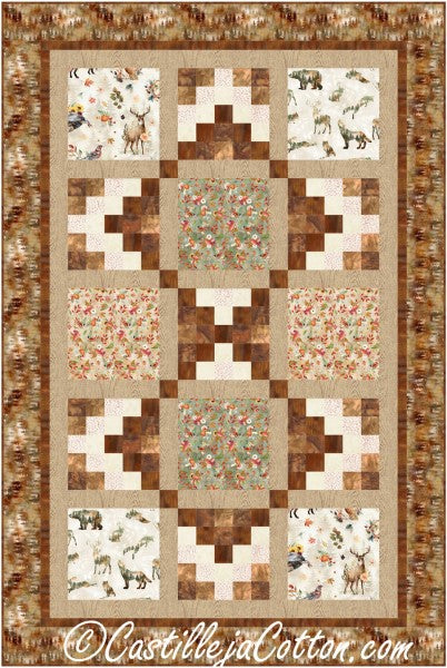 Woodsy Animals Quilt CJC-54196 - Paper Pattern