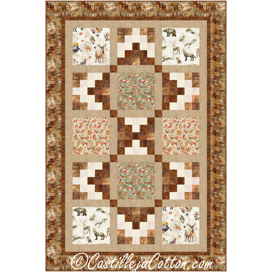 Woodsy Animals Quilt CJC-54196e - Downloadable Pattern