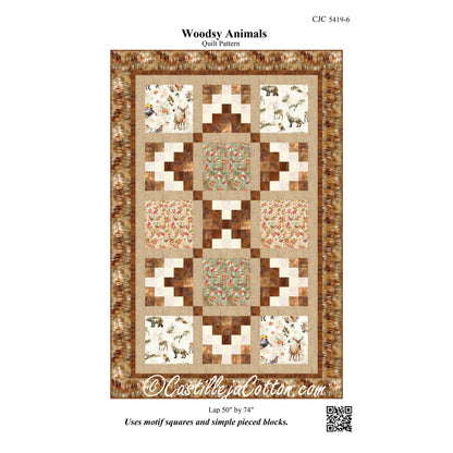 Woodsy Animals Quilt CJC-54196e - Downloadable Pattern