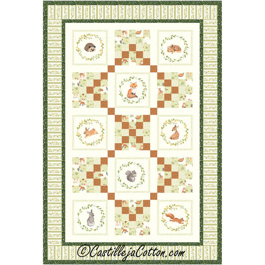 Animal Babies Quilt Pattern CJC-54197 - Paper Pattern