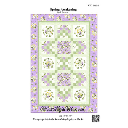 Spring Awakening Quilt CJC-54198e - Downloadable Pattern