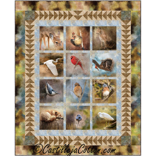Nesting Animals Quilt Pattern CJC-54211 - Paper Pattern
