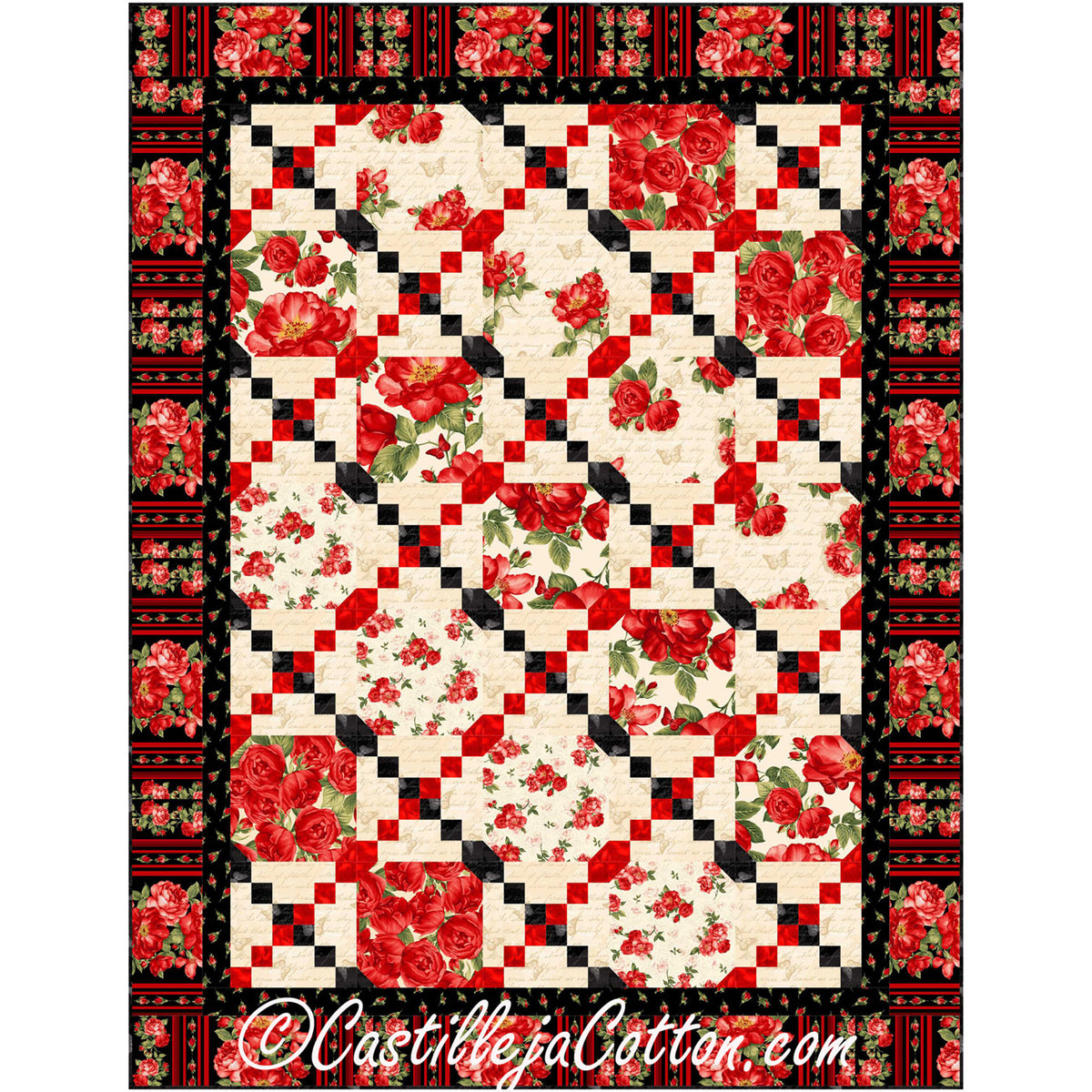 Floral Garden Quilt CJC-54251e - Downloadable Pattern