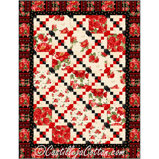 Floral Garden Quilt Pattern CJC-54251 - Paper Pattern