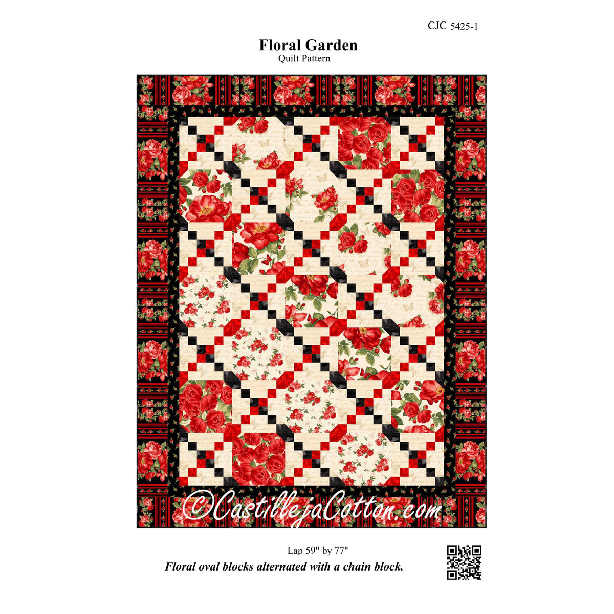 Floral Garden Quilt CJC-54251e - Downloadable Pattern