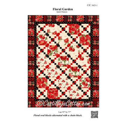 Floral Garden Quilt CJC-54251e - Downloadable Pattern