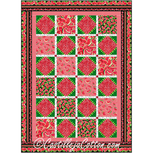 Watermelon Quilt CJC-54261e - Downloadable Pattern