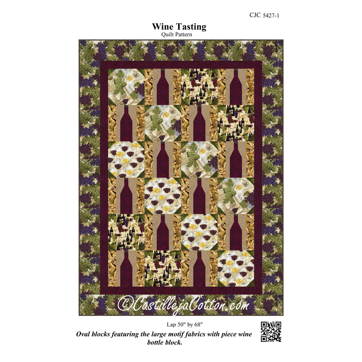 Wine Tasting Quilt CJC-54271e - Downloadable Pattern