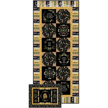 Bee Kind Runner and Wall Hanging Pattern CJC-54290 - Paper Pattern