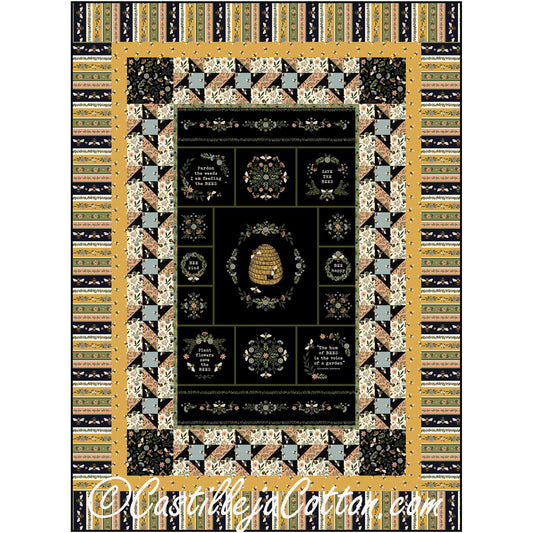 Bee Kind Lap Quilt Pattern CJC-54293 - Paper Pattern