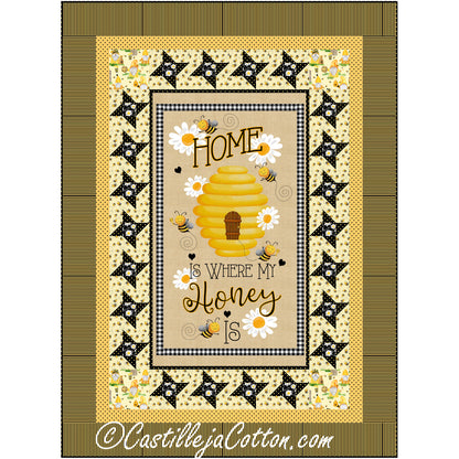 Beehive Lap Quilt Pattern CJC-54294 - Paper Pattern
