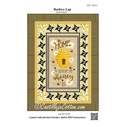 Beehive Lap Quilt Pattern CJC-54294 - Paper Pattern