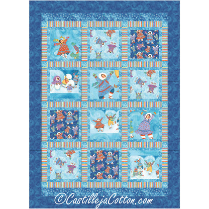 Eskimo Fun Quilt Pattern CJC-54351 - Paper Pattern