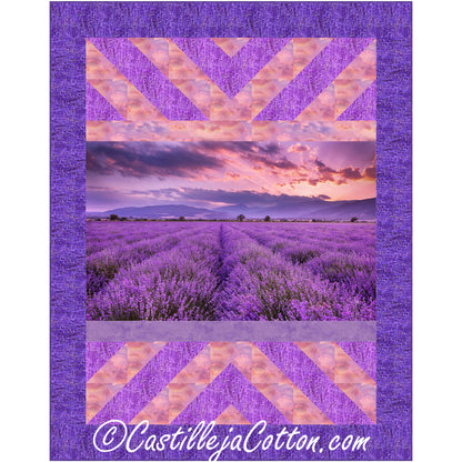 Lavender Fields Quilt Pattern CJC-54411 - Paper Pattern