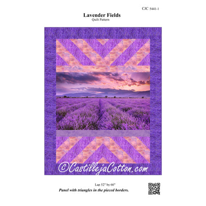 Lavender Fields Quilt Pattern CJC-54411 - Paper Pattern