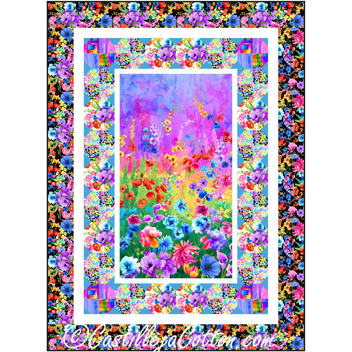 Dreaming Flowers Quilt Pattern CJC-54451 - Paper Pattern
