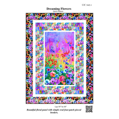 Dreaming Flowers Quilt Pattern CJC-54451 - Paper Pattern