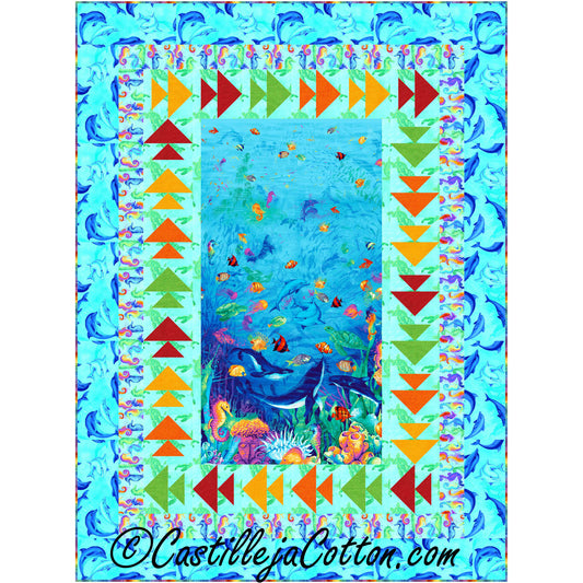 Sea Life Medley Quilt Pattern CJC-54461 - Paper Pattern