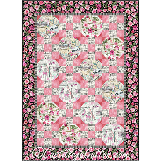Paris Squares Quilt Pattern CJC-54471 - Paper Pattern