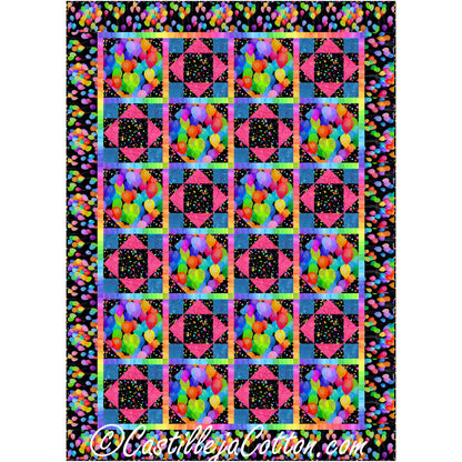 Confetti Balloons Quilt Pattern CJC-54481 - Paper Pattern