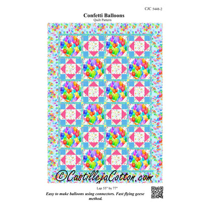 Confetti Balloons Quilt CJC-54482e - Downloadable Pattern