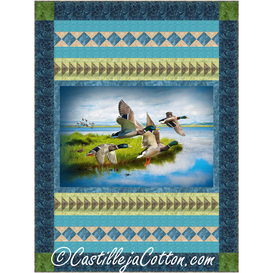 Duck Migration Quilt Pattern CJC-54491 - Paper Pattern