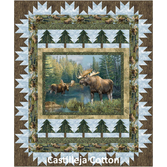 Moose Shore Quilt CJC-54502e - Downloadable Pattern