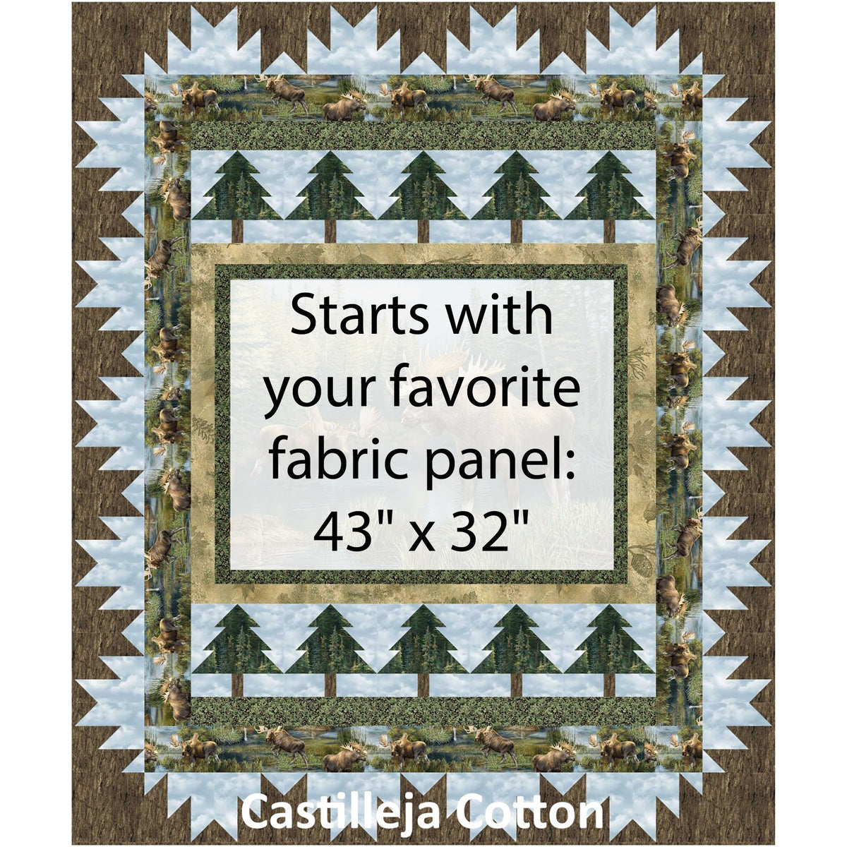 Moose Shore Quilt Pattern CJC-54502 - Paper Pattern