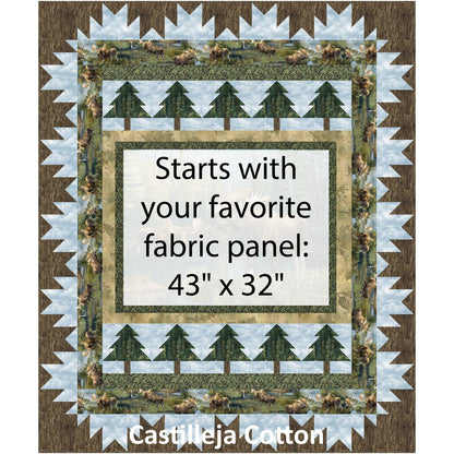 Moose Shore Quilt Pattern CJC-54502 - Paper Pattern