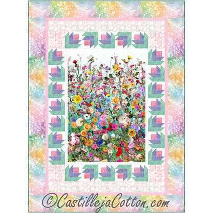 Floral Wonder Quilt Pattern CJC-54521 - Paper Pattern