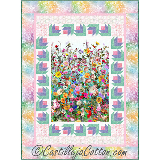 Floral Wonder Quilt Pattern CJC-54521 - Paper Pattern