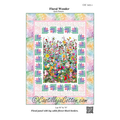 Floral Wonder Quilt Pattern CJC-54521 - Paper Pattern