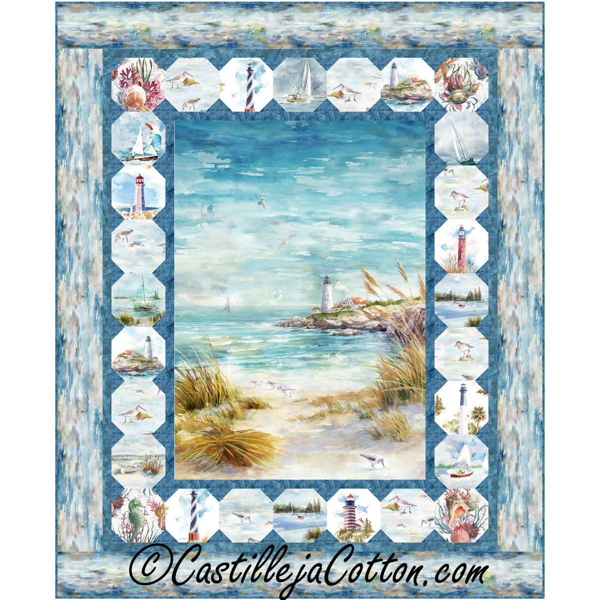Shoreline Stories Quilt Pattern CJC-54531 - Paper Pattern