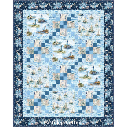 Sail Boats and Lighthouses Quilt Pattern CJC-54543 - Paper Pattern