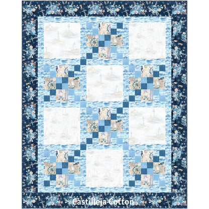 Sail Boats and Lighthouses Quilt Pattern CJC-54543 - Paper Pattern