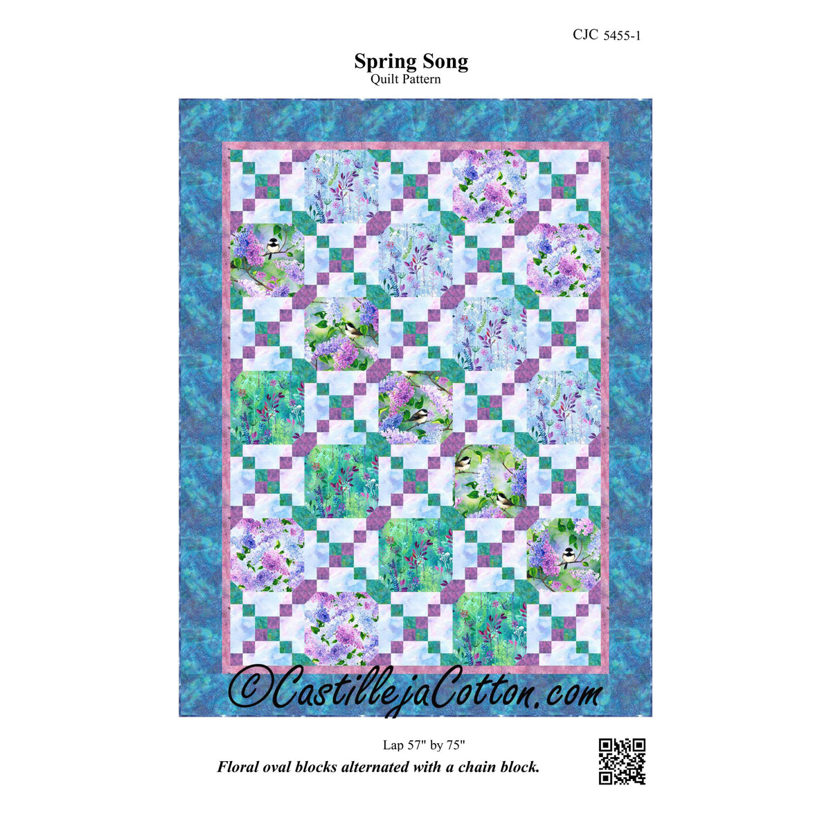 Spring Song Quilt Pattern CJC-54551 - Paper Pattern