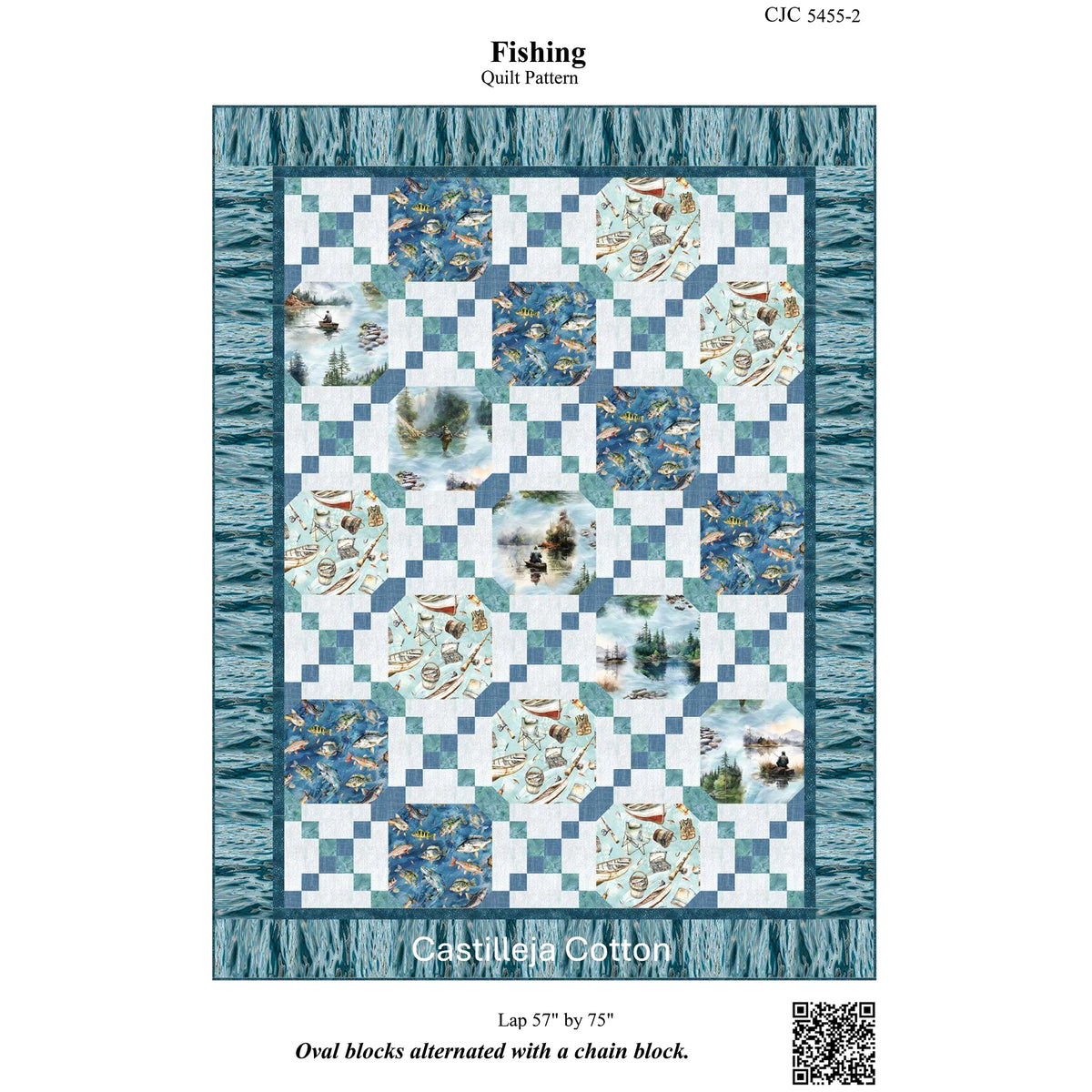 Fishing Quilt CJC-54552e - Downloadable Pattern