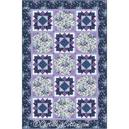 Floral Stars II Quilt CJC-54601e - Downloadable Pattern