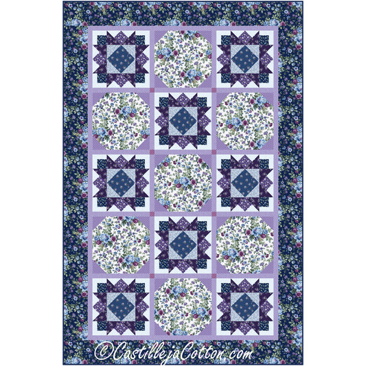 Floral Stars II Quilt Pattern CJC-54601 - Paper Pattern