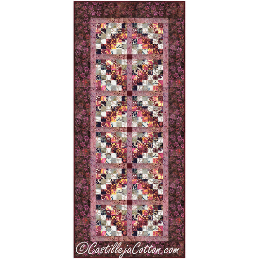 Three Diamonds Runner Quilt Pattern CJC-54651 - Paper Pattern
