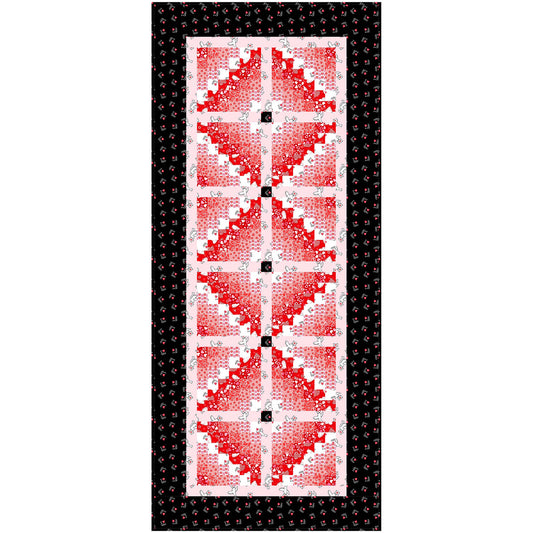 Three Lovey Diamonds Runner CJC-54652e - Downloadable Pattern