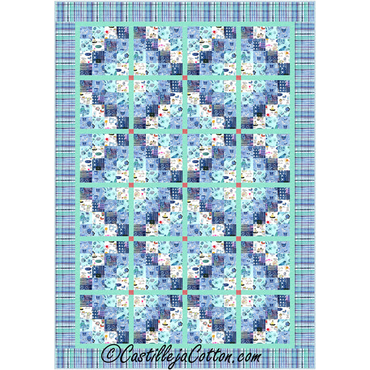 Four by Four Diamonds Quilt Pattern CJC-54661 - Paper Pattern