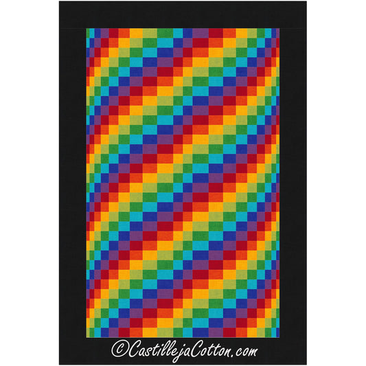 Rainbow Waves Quilt Pattern CJC-54682 - Paper Pattern