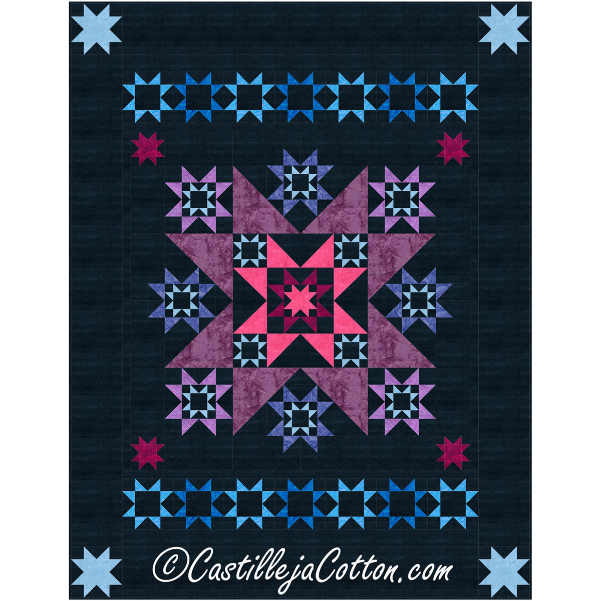 Stars Galore Quilt Pattern CJC-54711 - Paper Pattern