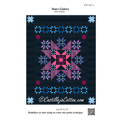 Stars Galore Quilt Pattern CJC-54711 - Paper Pattern