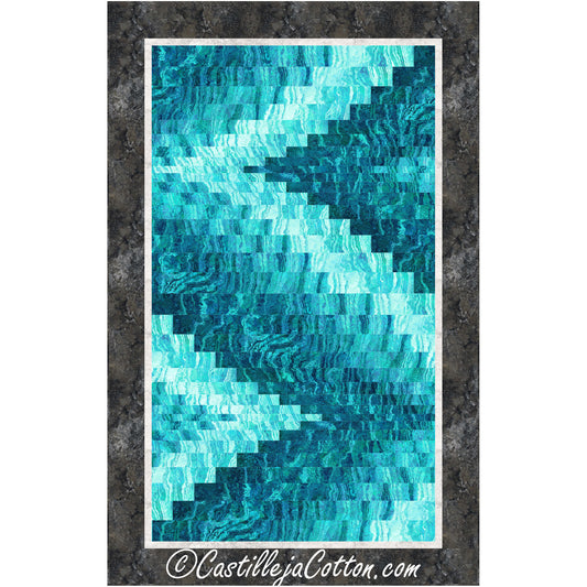 Twin Darts Ombre Quilt CJC-54764e - Downloadable Pattern