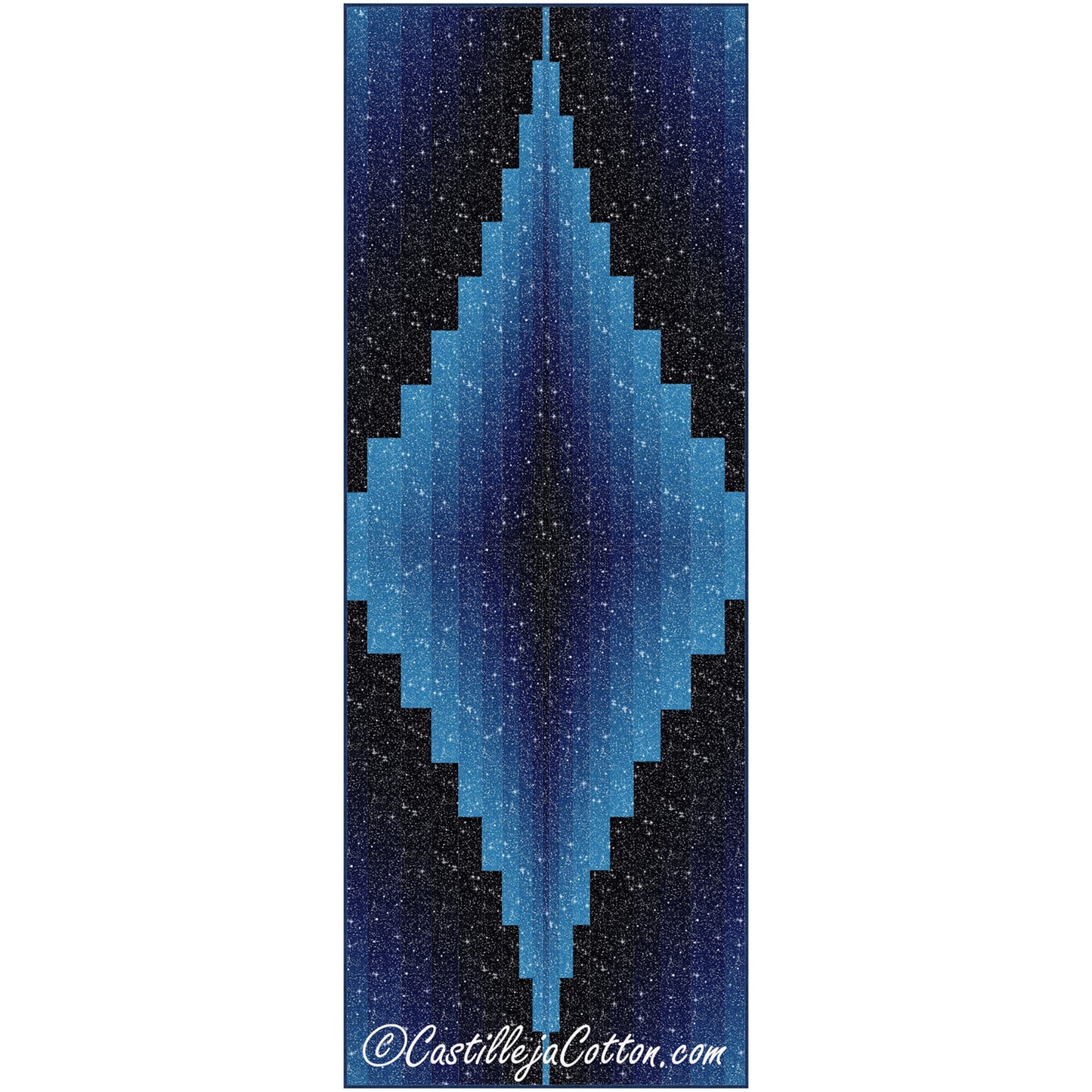 Ombre Diamond Table Runner Pattern CJC-54771 - Paper Pattern