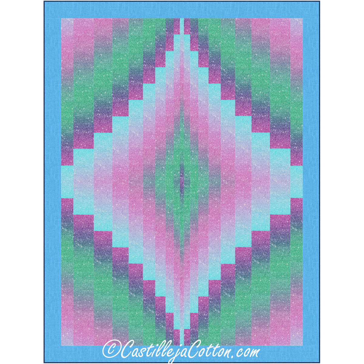 Ombre Jewel Quilt Pattern CJC-54782 - Paper Pattern